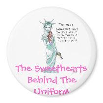 Liberty, The Sweethearts Behind The Uniform magnets by wtigger0714 Liberty, The Sweethearts Behind The Uniform magnets