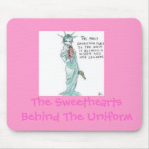 Liberty, The Sweethearts Behind The Uniform mousepads
