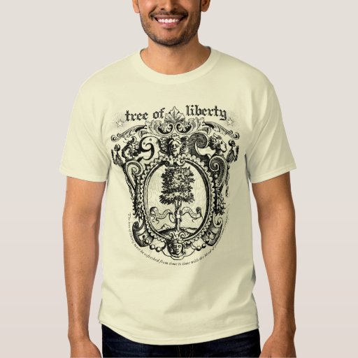 Liberty Tree Graphic Tee Shirt Zazzle