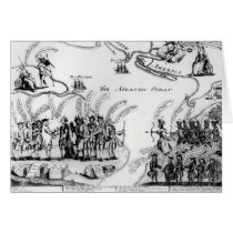 Liberty Triumphant, or the Downfall Greeting Cards