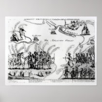 Liberty Triumphant, or the Downfall Posters