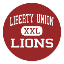 Liberty Union - Lions - High - Baltimore Ohio stickers by customteamsportswear Liberty Union - Lions - High - Baltimore Ohio stickers
