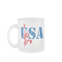 Liberty USA Frosted Mug