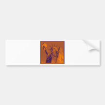 Liberty Vibed Bumper Stickers