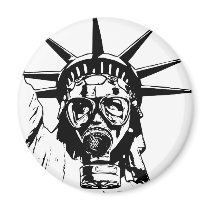 LIBERTY with Gas Mask magnets
