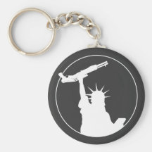 Liberty with Shotgun Keychains