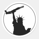 Liberty with Shotgun Stickers