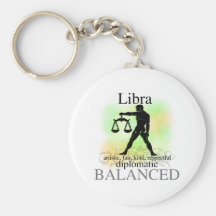 Libra About You Keychain