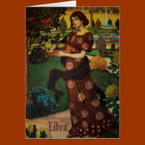 "Libra" Astrology Sign Card cards