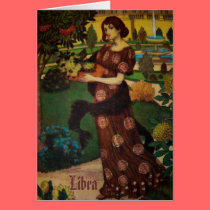 "Libra" Astrology Sign Card
