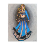 Libra Bellydancer postcards