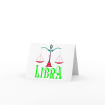 Libra Card by YellowRoseGallery Libra Card