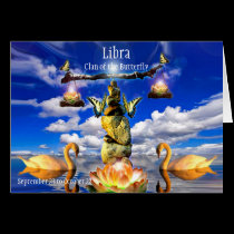 Libra card size, Libra, Clan of the Butterf...