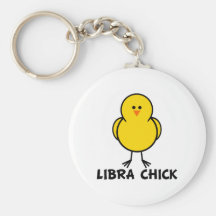 Libra Chick Keychain