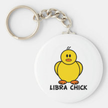 Libra Chick Keychain