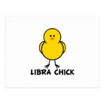 Libra Chick Post Card