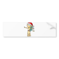 Libra Christmas bumper stickers