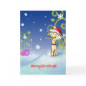 Libra Christmas card