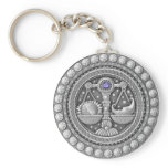 Libra Coin key chain
