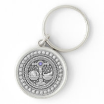 Libra Coin key chain