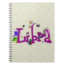 Libra Flowers Note Book