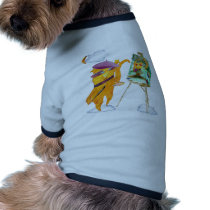 Libra -get your artist on dog tee shirt