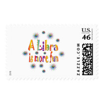 Libra is Fun Postage Stamp