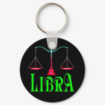 Libra Keychain by YellowRoseGallery Libra Keychain