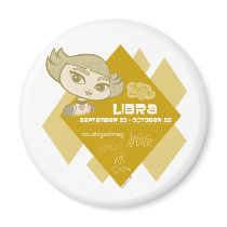 Libra Magnet by zodiacgirlz Libra Magnet