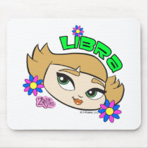Libra Mousepad by zodiacgirlz Libra Mousepad