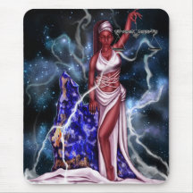libra noir mouse pads