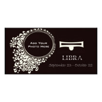 Libra Photo Template Custom Photo Card