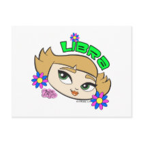 Libra Postcard