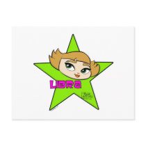 Libra Postcard