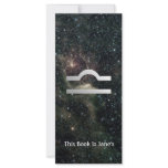 Libra Scales Zodiac Star Sign Universe Bookmark Rack Card