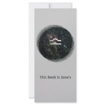 Libra Scales Zodiac Star Sign Universe Bookmark Full Color Rack Card