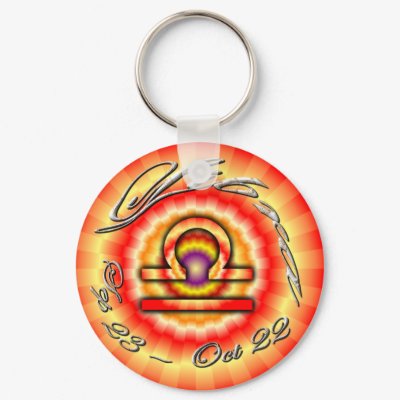 LIBRA Sep 23 - Oct 22 Key Chains by zodiacKeychains