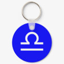Libra Symbol keychains