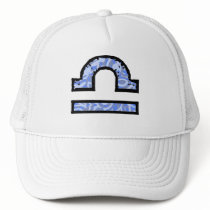 Libra Symbol (style1_blue) hat