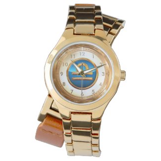 Libra Symbol Wristwatch