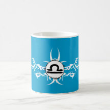 Libra Tribal TEal Mug