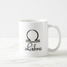 Libra with Symbol Mugs
