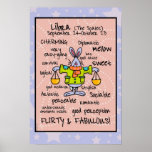 Libra wordcloud poster