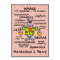 libra wordcloud shirt - Waage