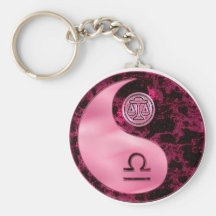 Libra Yin Yang Key Chains
