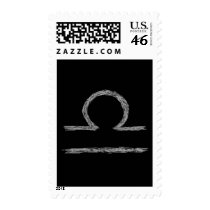 Libra. Zodiac Astrological Sign. Postage