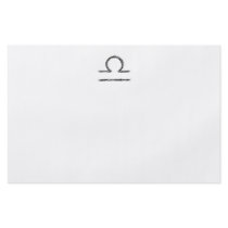 Libra. Zodiac Astrology Sign. Black. Full Color Flyer