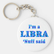 Libra Zodiac Sign Keychain