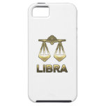 Libra zodiac sign - old gold edition iPhone 5 cases