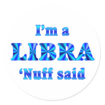 Libra Zodiac Sign stickers